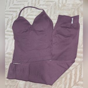 DFYNE Brown Activewear Set size Large